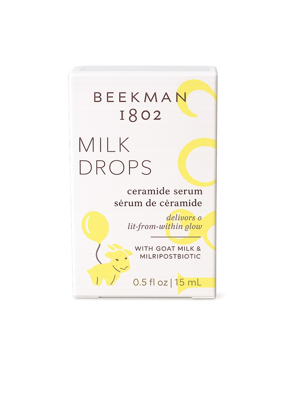 Beekman 1802 Milk Drops Ceramide Serum
0.5 fl oz / 15 mL